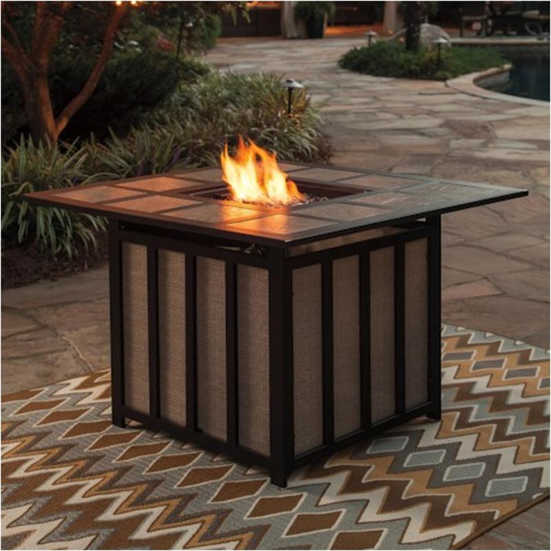 P454772 Ashley Furniture Wandon Square Fire Pit Table