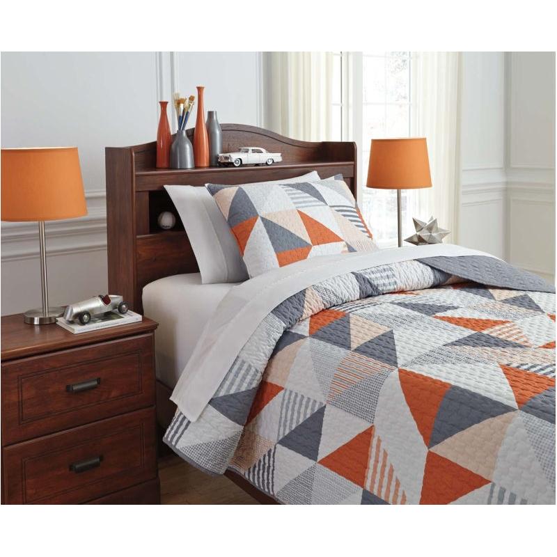 Q408001t Ashley Furniture Layne Bedding Twin Coverlet Set
