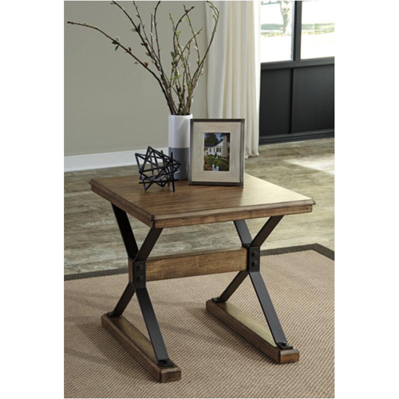 T061-2 Ashley Furniture Flextura Square End Table