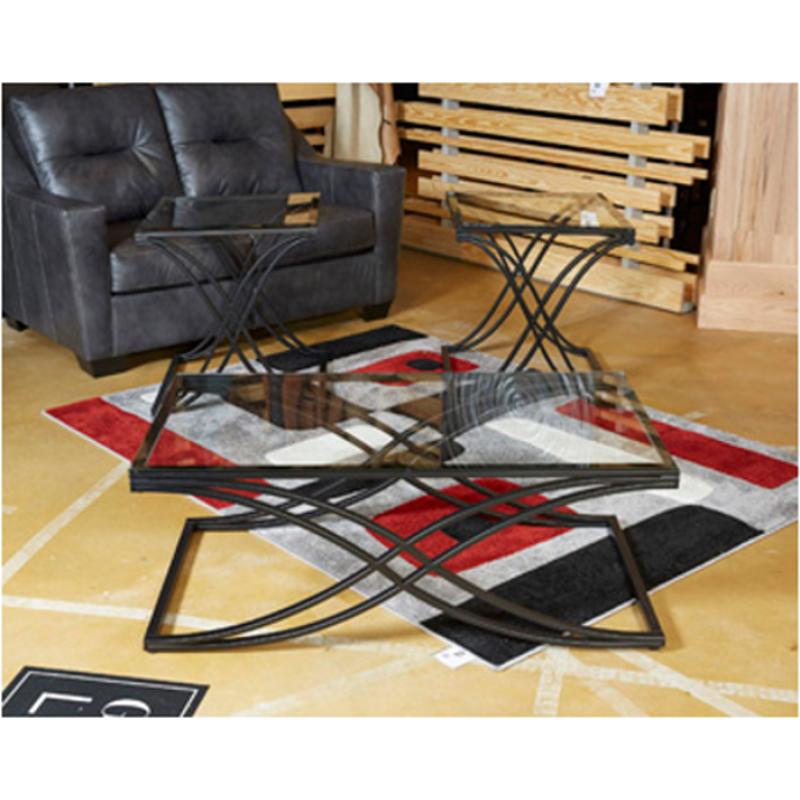 T374-13 Ashley Furniture Jandor Living Room Furniture Occasional Table Set