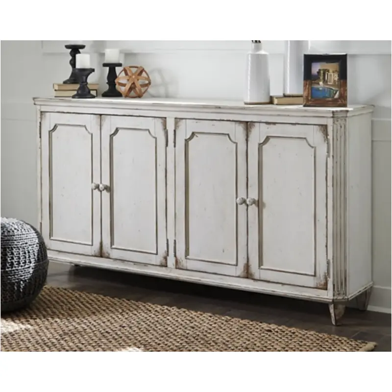 T505-560 Ashley Furniture Mirimyn Door Accent Cabinet - White