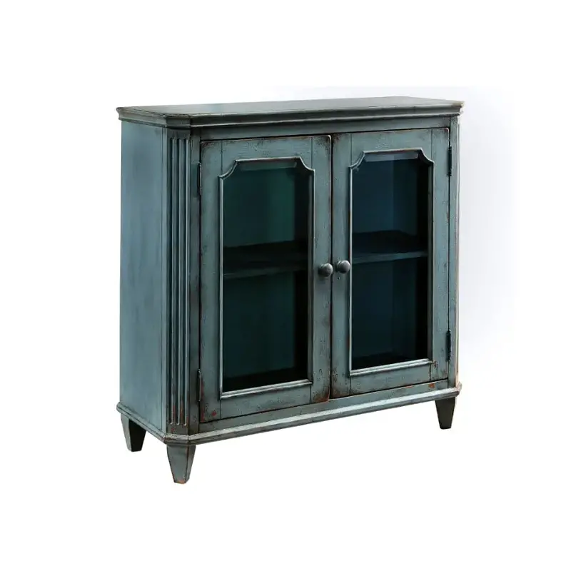 T505-742 Ashley Furniture Mirimyn Door Accent Cabinet - Teal