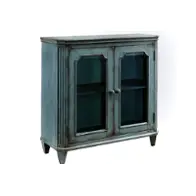 T505-742 Ashley Furniture Mirimyn Door Accent Cabinet - Teal