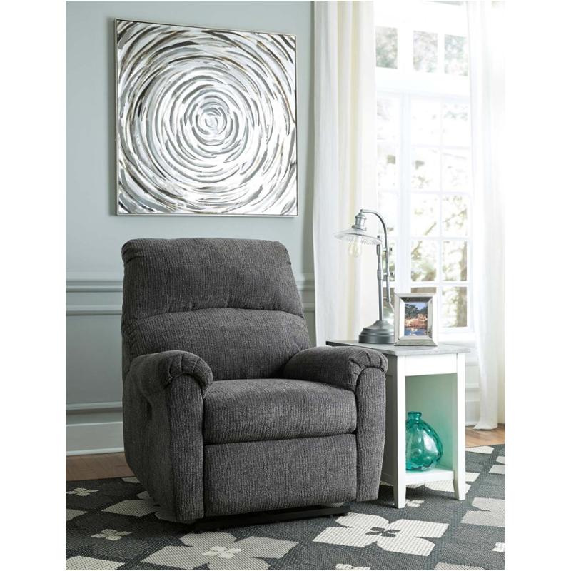 7591006 Ashley Furniture Mcteer Charcoal Power Recliner