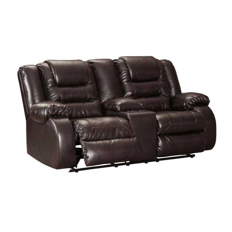 7930794 Ashley Furniture Dbl Reclining Loveseat W/console