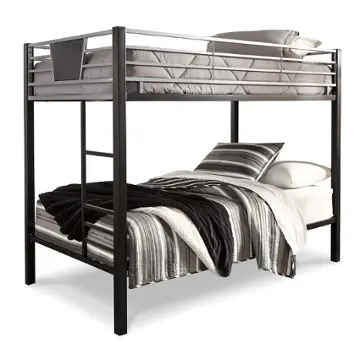 B106-59 Ashley Furniture Dinsmore - Black/gray Bedroom Furniture Bed
