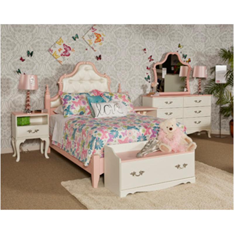 B212 53 Ashley Furniture Laddi Twin Upholstered Poster Bed