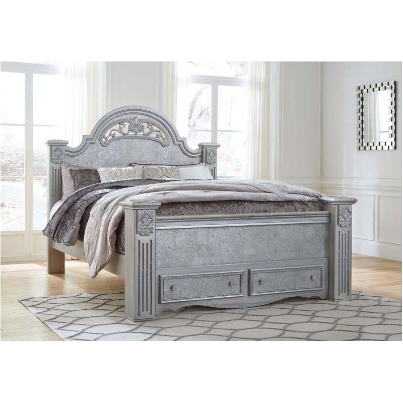 B357 70 Ashley Furniture Zolena King Footboard Storage Box