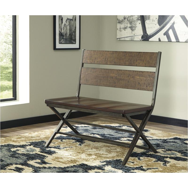 Signature Design by Ashley Medium Brown Kavara Double Dining Room Chair