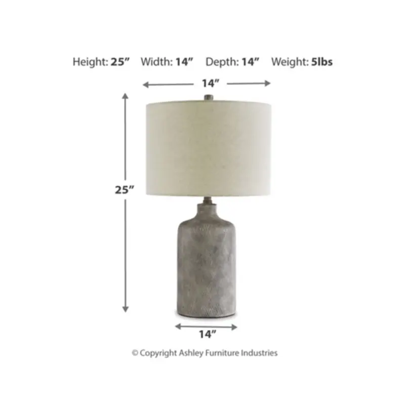 LOUIS L117964 Ashley Furniture Linus Ceramic Table Lamp