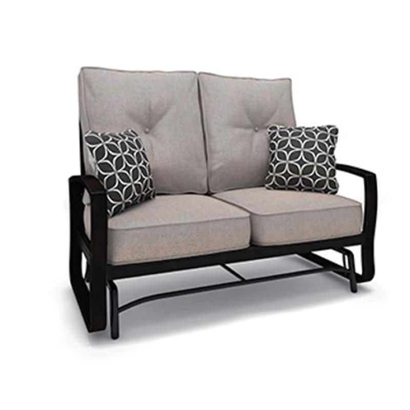 P414 835 Ashley Furniture Loveseat Glider With Cushion