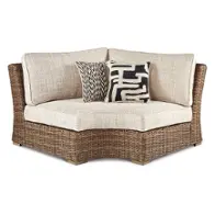 P791-851 Ashley Furniture Curved Corner Chair With Cushion P791-851 Ashley Furniture Curved Corner Chair With Cushion