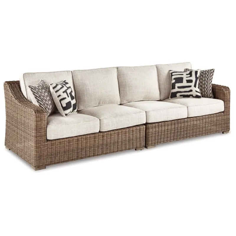 P791-854 Ashley Furniture Beachcroft Outdoor Furniture Sectional