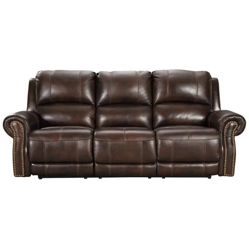 U8460415 Ashley Furniture Pwr Rec Sofa W/pwr Adj Headrest