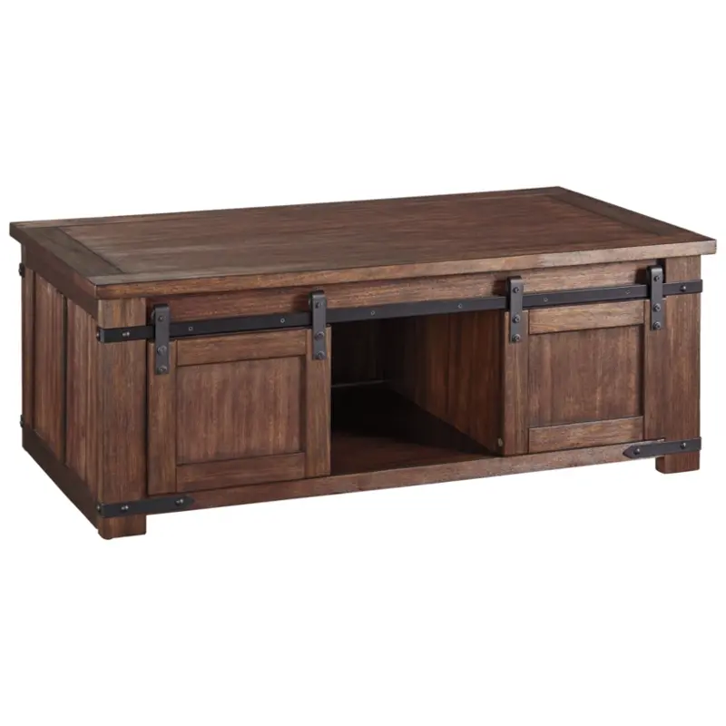 T372-1 Ashley Furniture Budmore Rectangular Cocktail Table