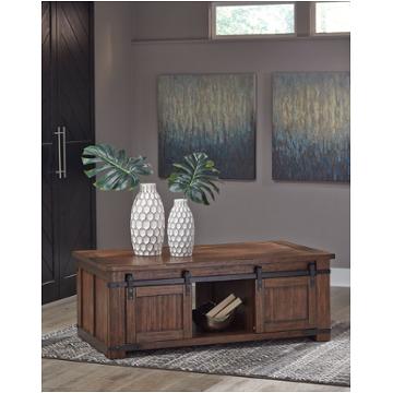 T372-1 Ashley Furniture Budmore Living Room Furniture Cocktail Table