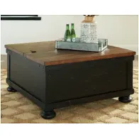 T468-00 Ashley Furniture Valebeck Square Lift Top Cocktail Table