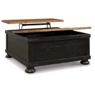 T468-00 Ashley Furniture Valebeck Square Lift Top Cocktail Table