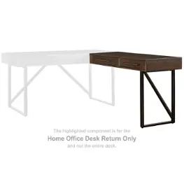 H633-34r Ashley Furniture Starmore - Brown Home Office Furniture Desk