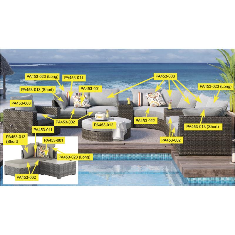 Pa453-022 Ashley Furniture Spring Dew Outdoor Furniture