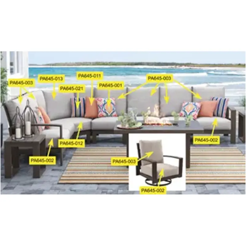 Pa645-021 Ashley Furniture Cordova Reef Outdoor Furniture Pillow