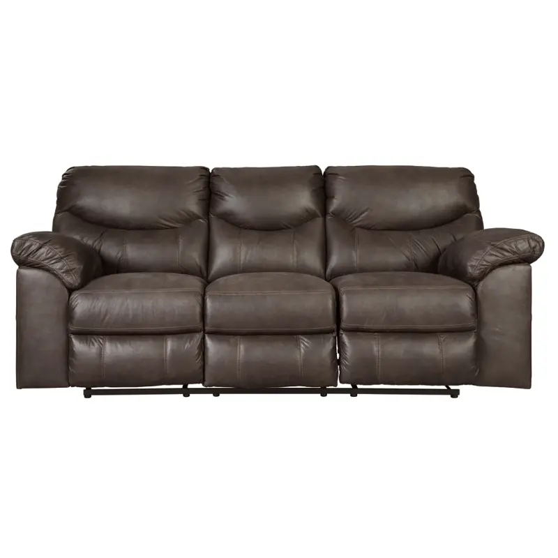 3380387 Ashley Furniture Boxberg - Teak Reclining Sofa With Power