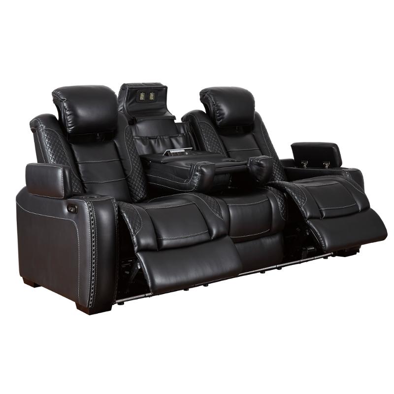 3700315 Ashley Furniture Power Reclining Sofa Midnight