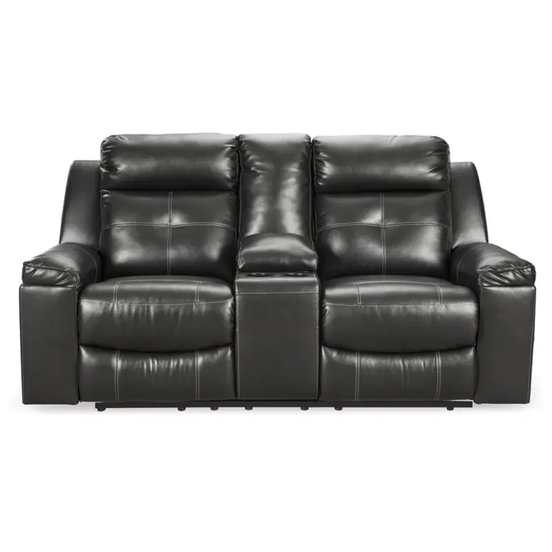 8210594 Ashley Furniture Reclining Loveseat With Console