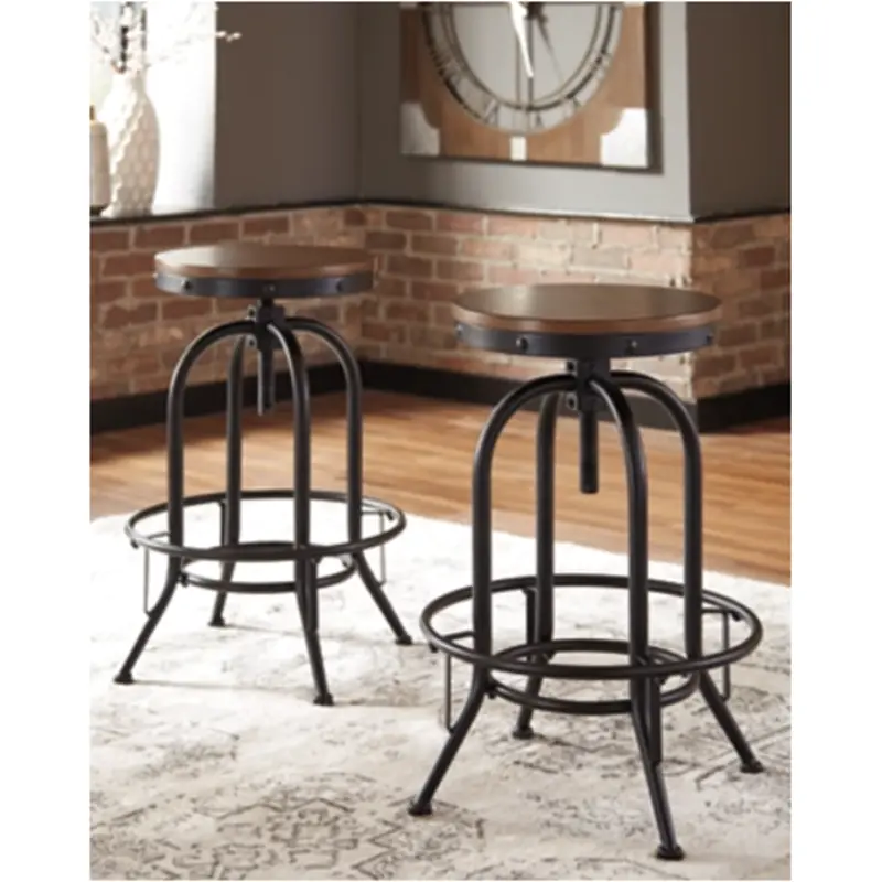 D546-230 Ashley Furniture Valebeck Tall Swivel Barstool (2/cn)