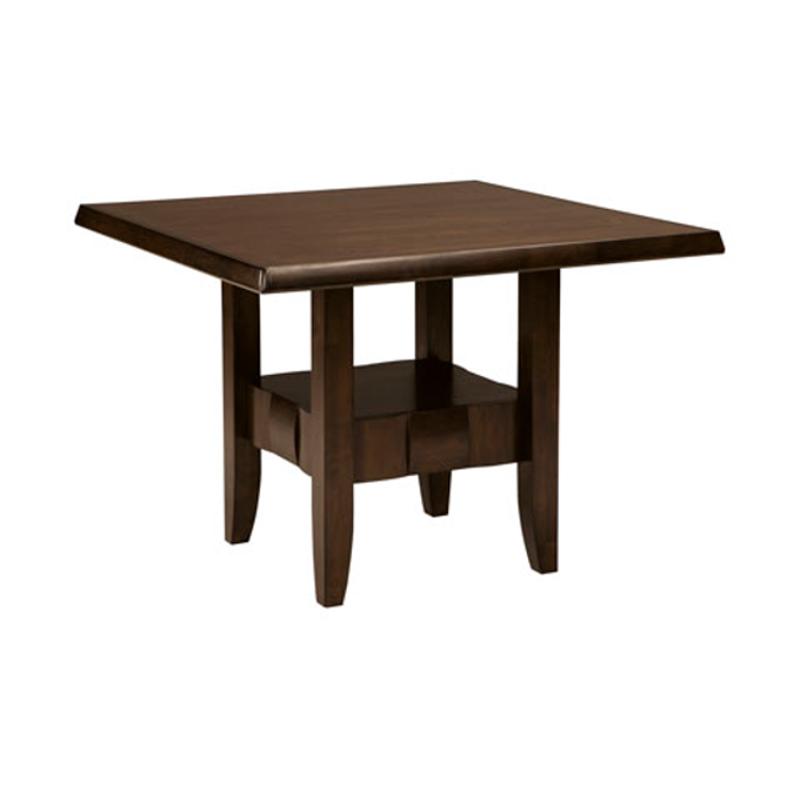 D582-32b Ashley Furniture Chanella - Dark Gray Dining Room Furniture Counter Height Table