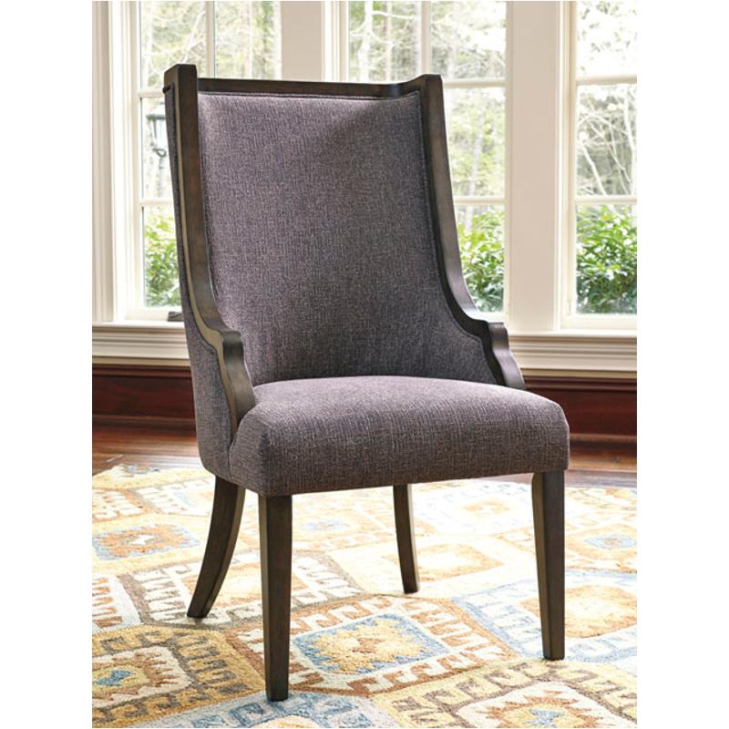D636-02a Ashley Furniture Townser - Grayish Brown Dining Room Furniture Dining Chair