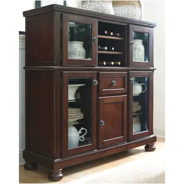 D697-76 Ashley Furniture Porter - Rustic Brown Dining Room Furniture Server