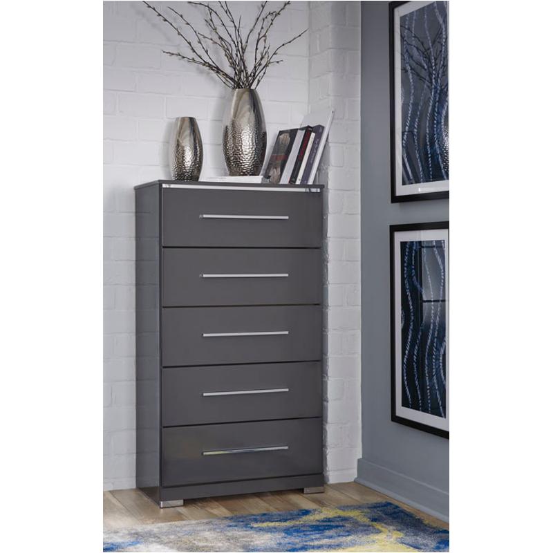 B408-46 Ashley Furniture Steelson Bedroom Furniture Chest