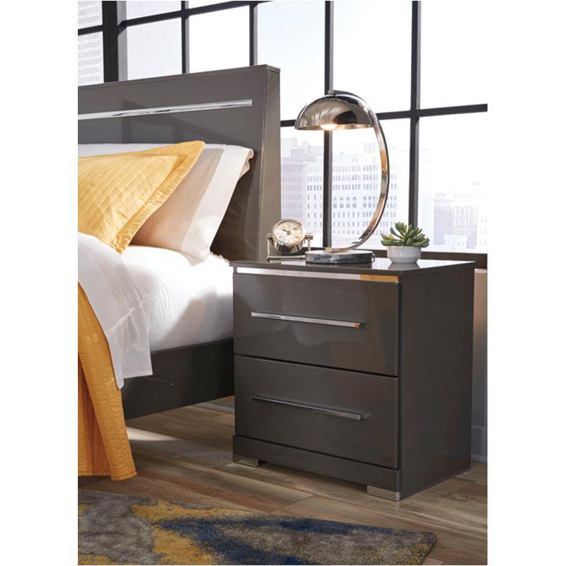 B40892 Ashley Furniture Steelson 2 Drawer Nightstand