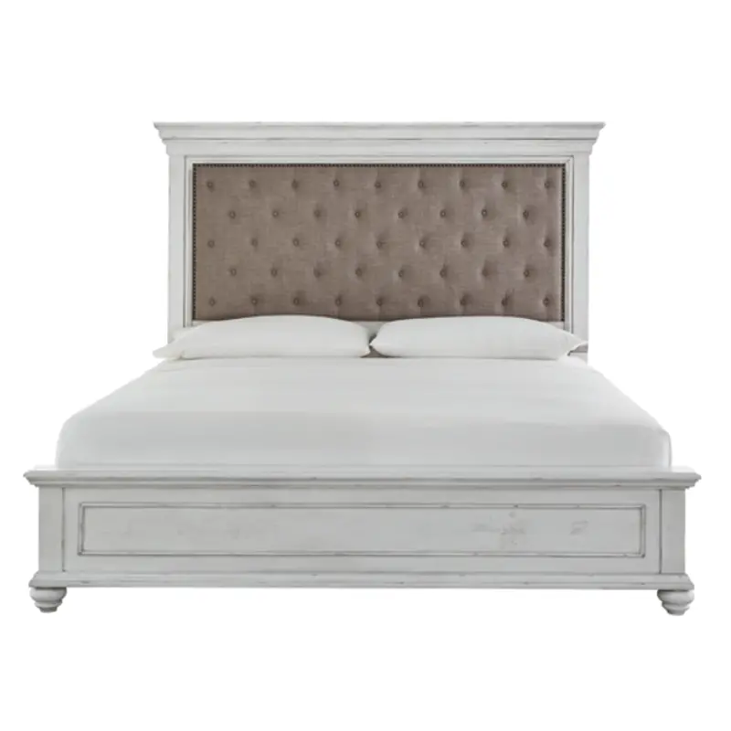 B777-158 Ashley Furniture Kanwyn King Upholstered Panel Bed