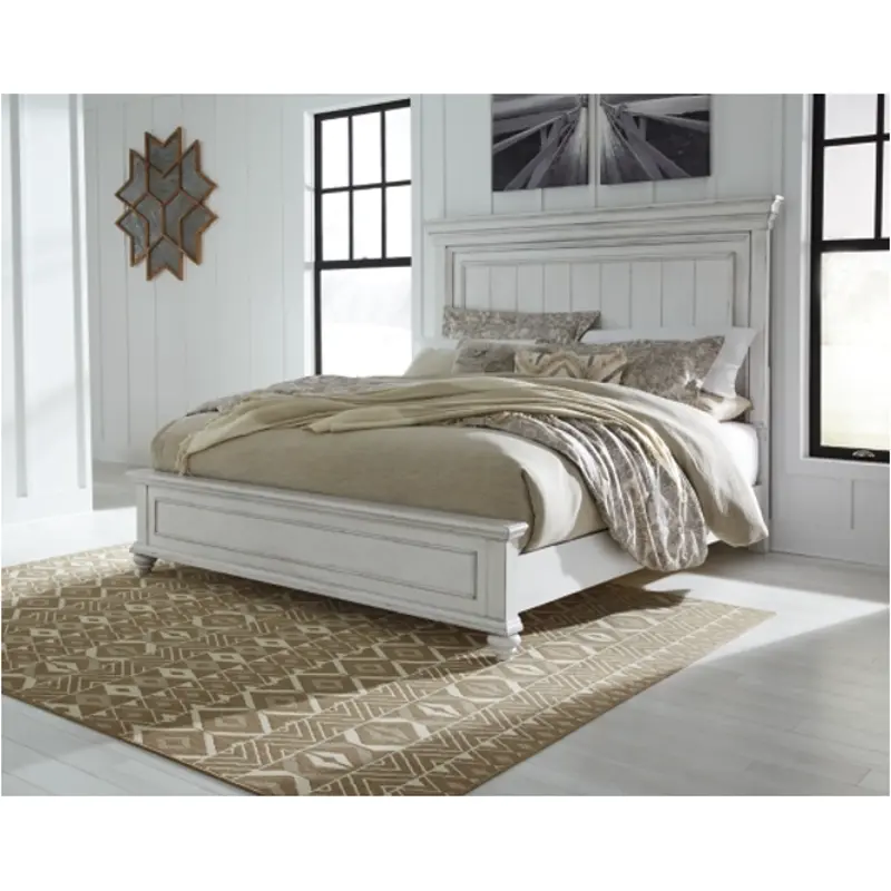 B777-58 Ashley Furniture Kanwyn Bedroom Furniture King Panel Bed