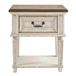 B743-91 Ashley Furniture Realyn Bedroom Furniture Nightstand