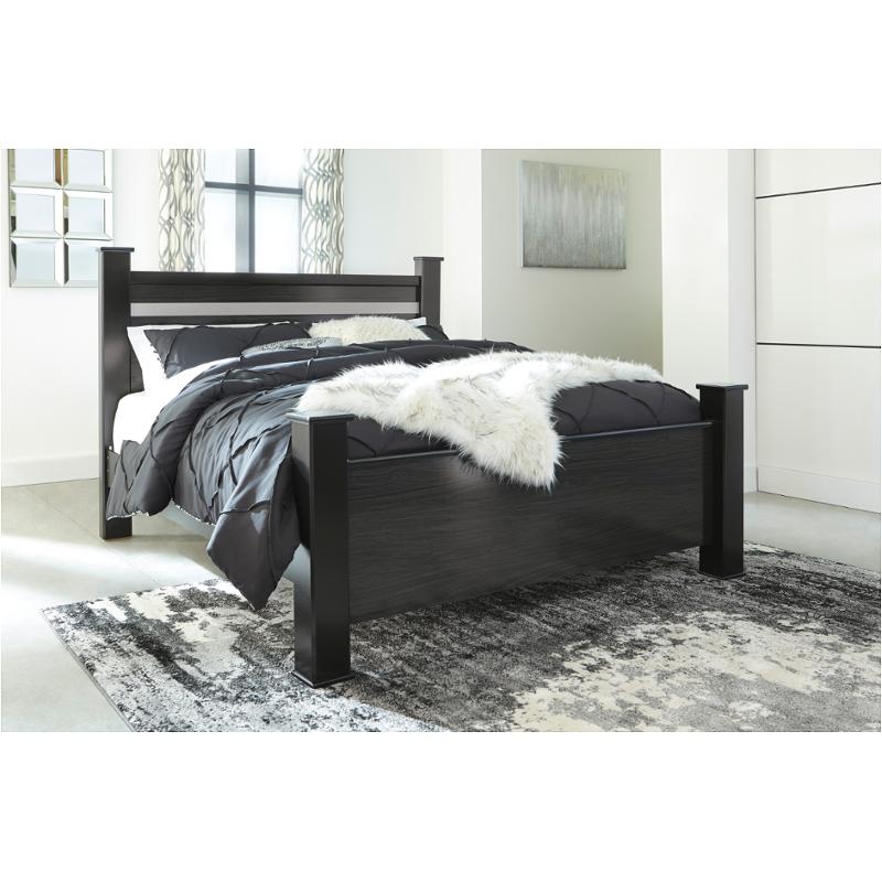 B304 68 Ashley Furniture Starberry, Constellations King Poster Bed