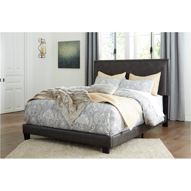 B130 081 Ashley Furniture Dolante, Dolante Queen Upholstered Bed Grey