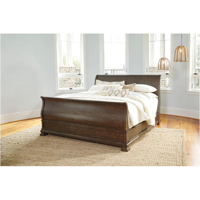 B690-74 Ashley Furniture Larrenton - Grayish Brown Bedroom Furniture Bed