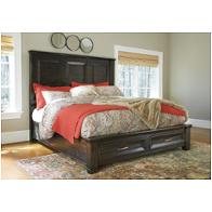 B636-57 Ashley Furniture Townser - Grayish Brown Bedroom Furniture Bed