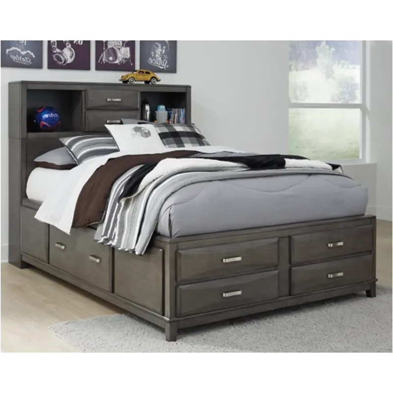 B476 77 Ashley Furniture Caitbrook Full Storage Bed 