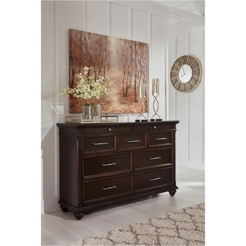 Ashley Brynhurst Dark Brown Dresser