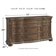 B803 31 Ashley Furniture Charmond Bedroom Furniture Dresser