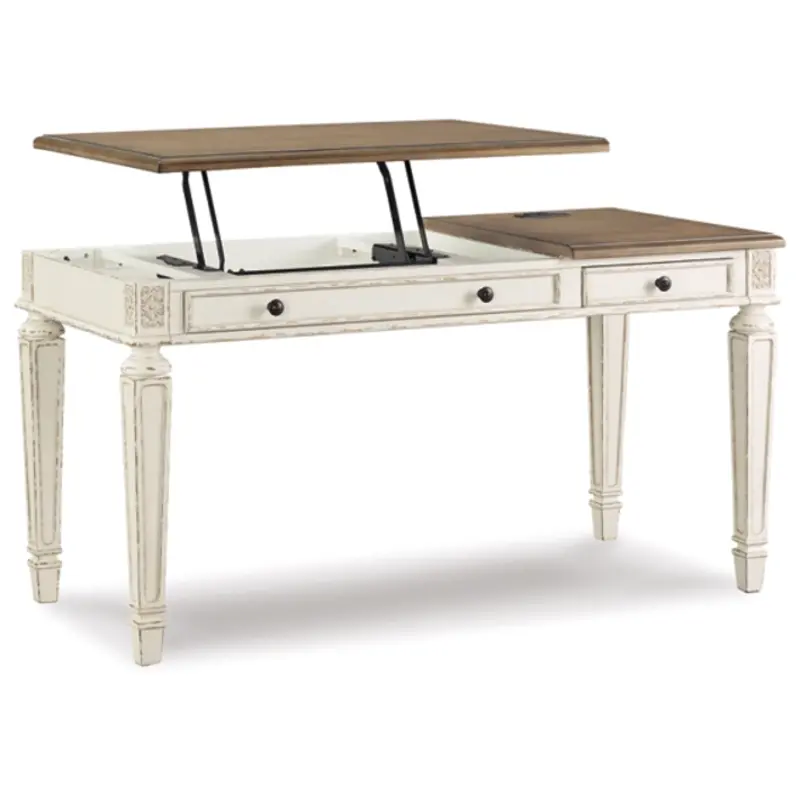 H743-134 Ashley Furniture Realyn Home Office Lift Top Desk