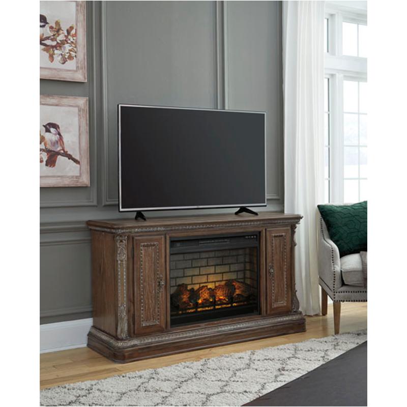 W803-48 Ashley Furniture Lg Tv Stand With Fireplace Option
