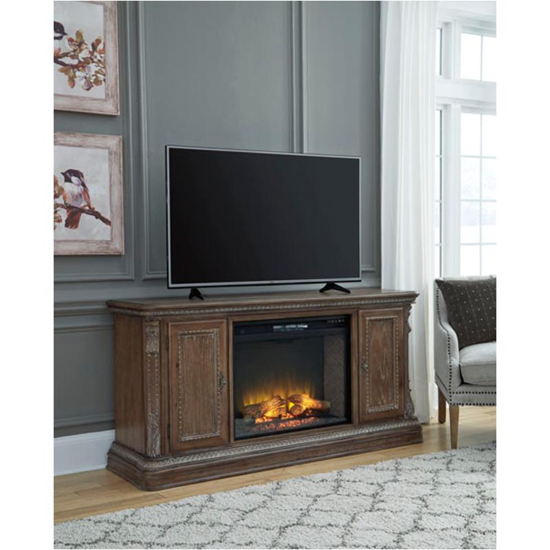 W880-68 Ashley Furniture Mallacar Xl Tv Stand W/fireplace Option