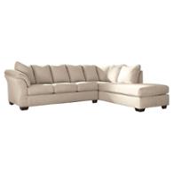 7500017 Ashley Furniture Darcy - Stone Living Room Furniture Sectional