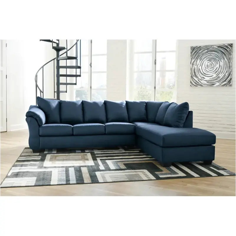 7500717 Ashley Furniture Darcy - Blue Raf Corner Chaise