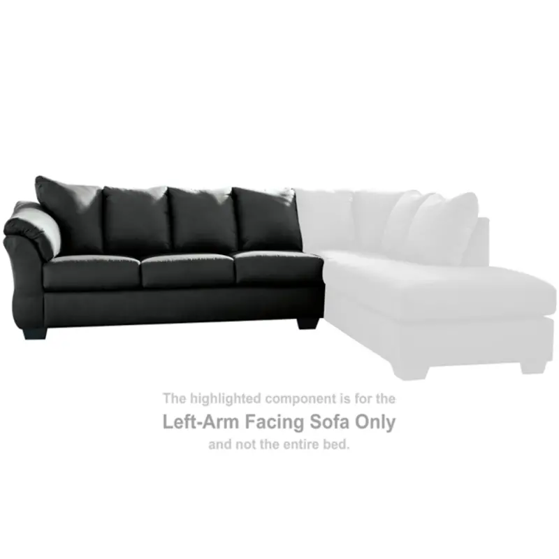 Darcy deals black sectional